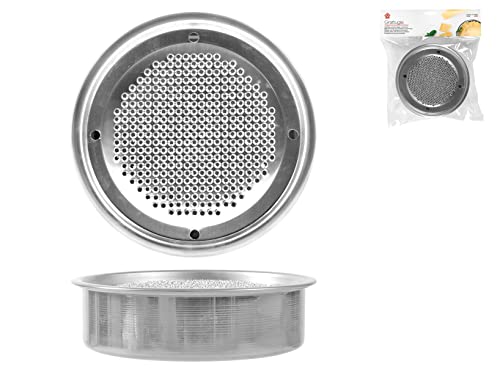 Habi 2544718 Grattugia Tonda Bari, Alluminio, 18 cm