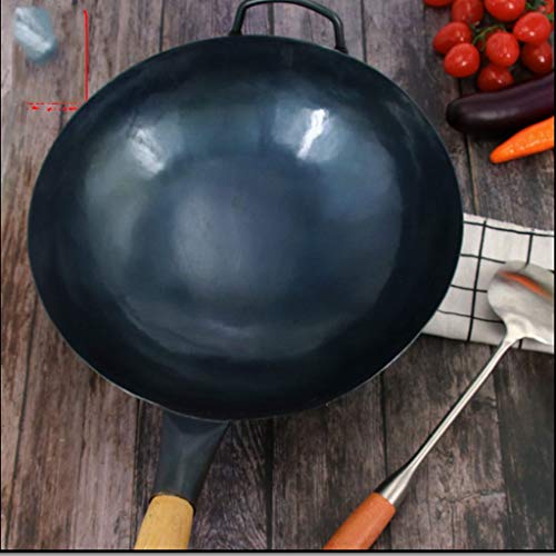 Wok Tradicional Forjado a Mano de Acero al Carbono miniatura 4
