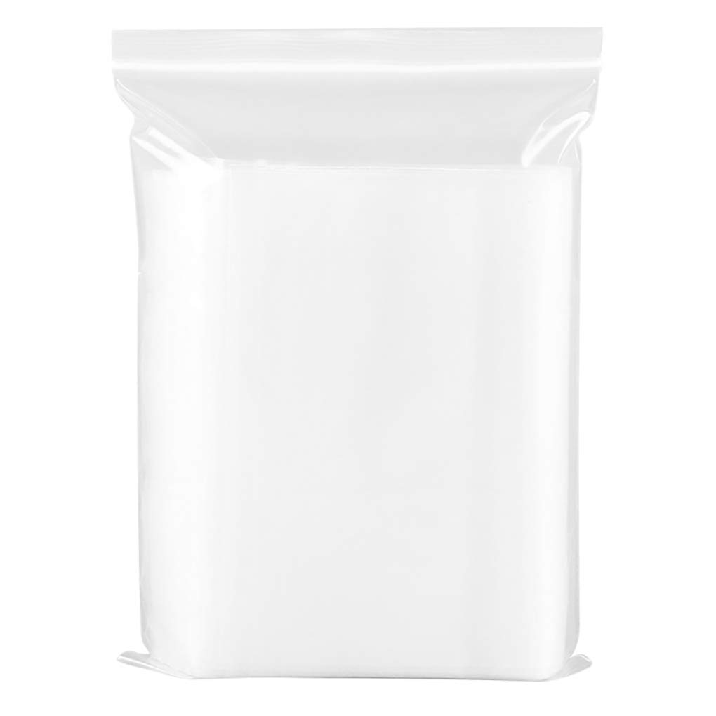 WOVEBIUS 100x Clear Self Sealing Bags Thicken PE Plastic Resealable Cellophane Seal Pouches 7x10cm,7 * 10cm