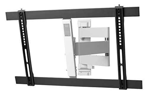 Support plat Ultra Slim de One For All, orientable à 180° et inclinable - Fixation murale - Écrans de 32 à 84 pouces - Tous types de téléviseurs - Noir - WM6651