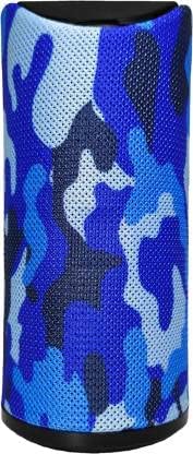 TG-113 Bluetooth Portable Stereo Speaker with Rich Bass | Loud Sound | Built-in Mic for All Smartphone Device (Blue Miletry)