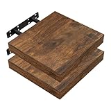 WOLTU Estanteria Pared Flotante, Juego de 2 de Madera de MDF, para Salón,...