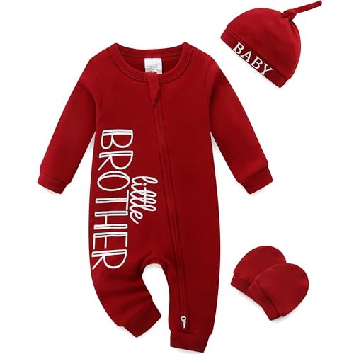 JingleBaBa Preemie Boy Clothes Baby Christmas Pajamas Mom An