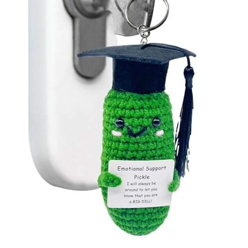 Pepinillo Positivo, Pepino Positivo - Pepino encurtido de poyo emocionl Hecho mno - Muñecde gnchillo de Pepino encurtido de poyo emocionl prmujeres, niños y niñs