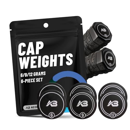 Neobadge Pickleball Paddle Cap Weights Weighted End Cap Counterbalance Set | Improves Balance Control & Stability | Personalized Feel
