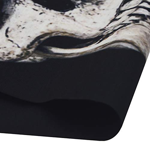 Image of Obacle Skull Face Mask Half for Dust Wind UV Sun Protection Seamless 3D Tube Mask Bandana for Men Women Durable Thin Breathable Skeleton Mask Motorcycle Riding Biker Fishing Cycling Sports Festival