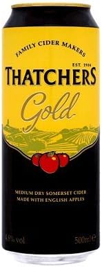 Thatchers Gold Crisp Somerset Cider 4 Pack 2000g