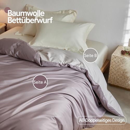 Housse de couette parure microfibre brossée thermorégulatrice et infroissable - 3
