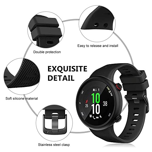 BANDKIT-Watch-Band-For-Garmin-Forerunner-45-Bands-Soft-Silicone-Sport-Replacement-Fitness-Strap-Bracelet-for-Garmin-Forerunner-45