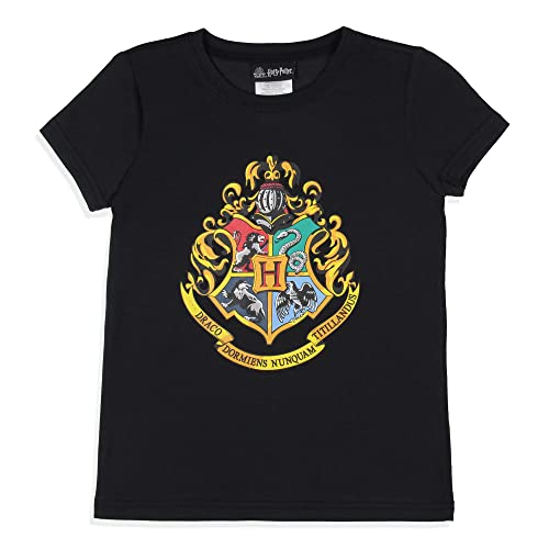 Harry Potter Girls' Wizarding World Hogwarts Crest Sleep Pajama Set Shorts4
