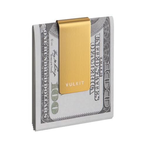 Image of VULKIT Money Clip Stainless Steel Cash Holder EDC Accessories Men's Money Clips