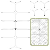 【Matériau de Haute Qualité】Notre tendeur drap est fabriqué en nylon élastique + boucles en plastique + clips en métal, qui est élastique, texture lisse, solide et durable. cela protégera les draps contre les déchirures, maintiendra le drap ou le couvre-lit fermement sans glisser, sangle drap housse peut protéger les draps contre les dommages, les plis.
