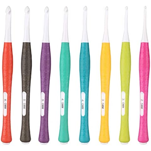 Ruidi TPR and ABS Handle Crochet Hook(8pcs) Cover