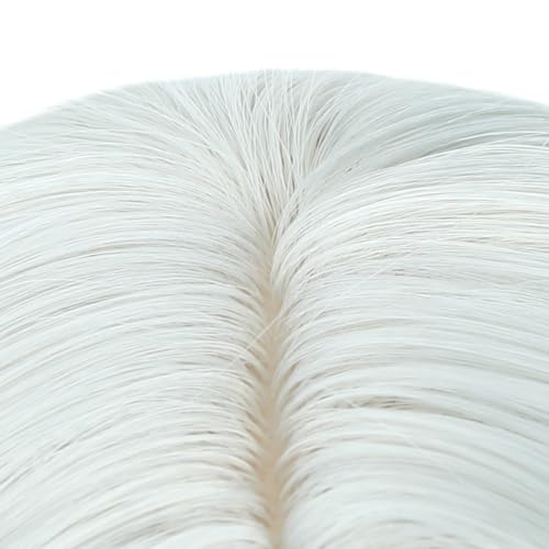 Image of PATTNIUM Long Wavy Silver Gray Wig for Women Gray Mixed Purple Wigs Synthetic Wigs
