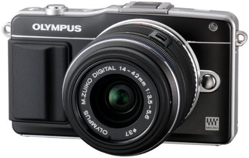 Olympus E-PM2 Mirrorless Digital Camera, top-down view