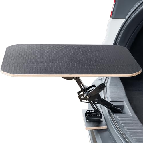 Muloo Car Tail Table - Portable Tailgate Camping Table for Cars, Vans & SUVs | Folding Outdoor Vehicle Table for Camping, Road Trips, Tailgating, and On-The-Go Workspaces