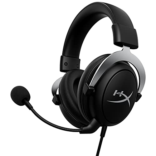 HyperX CloudX, Official Xbox Licensed Gaming Headset, Compatible with Xbox One and Series X|S, Memory Foam Ear Cushions, Detachable Noise-Cancelling Mic, in-line Audio Controls,Black/ Silver by HyperX - Used condition - US$35.83