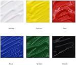 Mont Marte Tempera Paint Set 6pc x 500ml (16.9 US fl.oz), 6 Bottles of Tempera Style Kids Paint, Washable Tempera Paint for Kids Art and Craft, Non Toxic and Easy to Clean