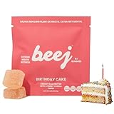 BEEJ Gummies for Couples - Natural Intimacy Gummy Candy - Romantic Gift for Birthday, Honeymoon, Anniversary, Valentines Day - No Artificial Flavors - Made in USA - 3 Pack, Birthday Cake