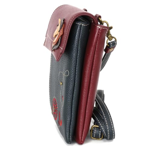 Image of CHALA RFID Criss Crossbody Cell Phone Purse - Women Faux Leather Xbody Handbag with Adjustable Strap