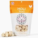 HOLI Freeze Dried Chicken Breast Dog Treats. Single Ingredient Freeze Dried Chicken Treats for Dogs. Healthy All Natural Dog Snack Made from 100% Breast Meat. High Value Training Treat. 1.75 oz