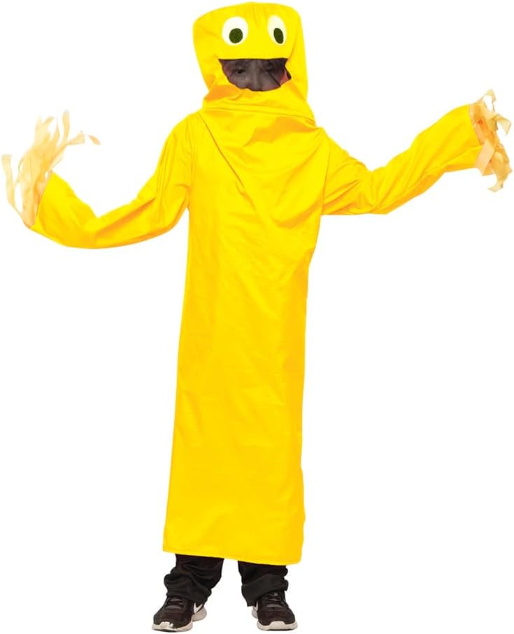 Seeing Red Wacky Waving Tube Guy Adult Costume - Yellow