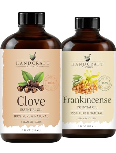 Set de Aceites Esenciales Incienso y Clavo 2x4 fl oz