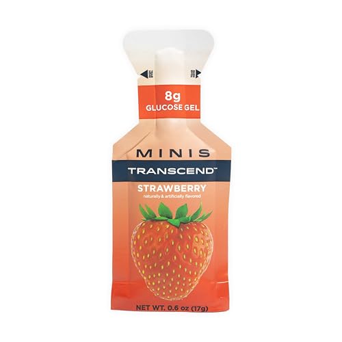 Mini Strawberry Gel (.6 oz, Pack of 24) Fast-Acting Carb Gel ...