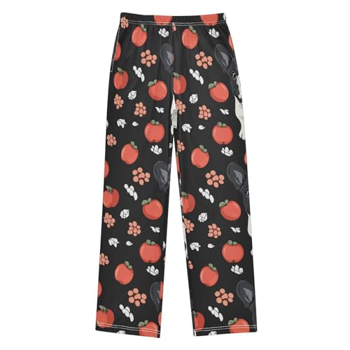 Pajama Bottoms, Pajamas Pant Bulldog Cartoon Puppy Lounge Wear Casual Sleep Long Pants Soft Pjs Sleepwear
