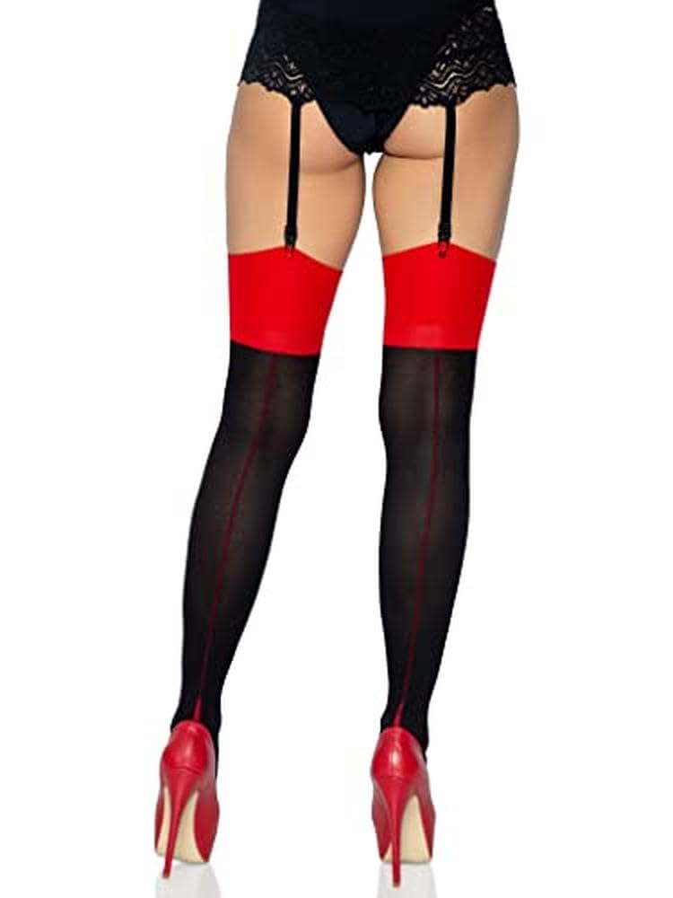 Leg Avenue Opaque Two Tone Stockings