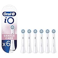 Oral-B iO Gentle Care, Testine di Ricambio per Spazzolino Elettrico, Confezione Da 6 Pezzi, Adatto...