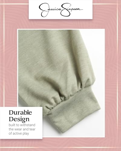 Jessica Simpson Girls' Blouse - Cozy Comfort Casual Button Down Shirt - Cute Long Sleeve Shirt for Girls (7-16)4