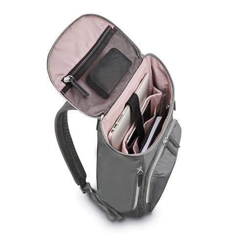 Samsonite Mobile Solution Deluxe Backpack Silver Shadow2