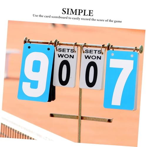 10 tarjetas para registro de puntuación deportiva BESPORTBLE miniatura 3
