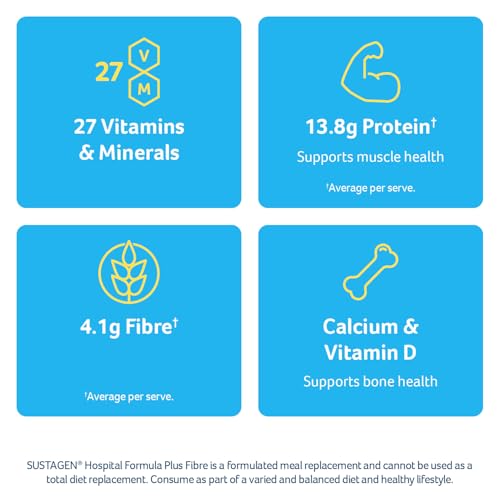Sustagen Hospital Active + Fibre 840g Chocolate