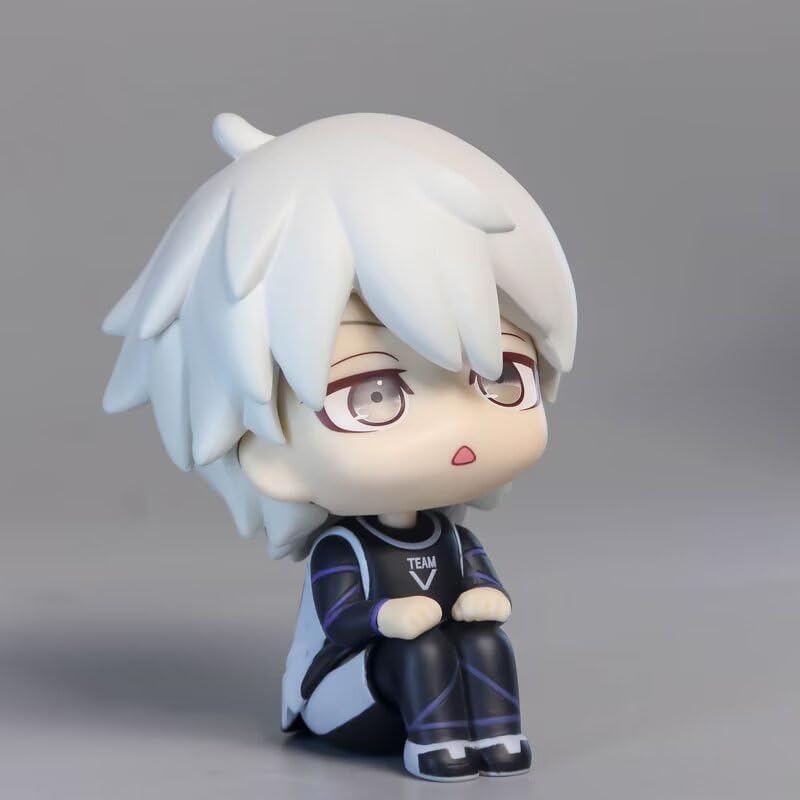 2PCS Bachira Meguru+Nagi Seishiro Figure Anime Look Up Figurine 3.9'' PVC Bachira Meguru Action Figure Model Cake Topper Collectible Statue