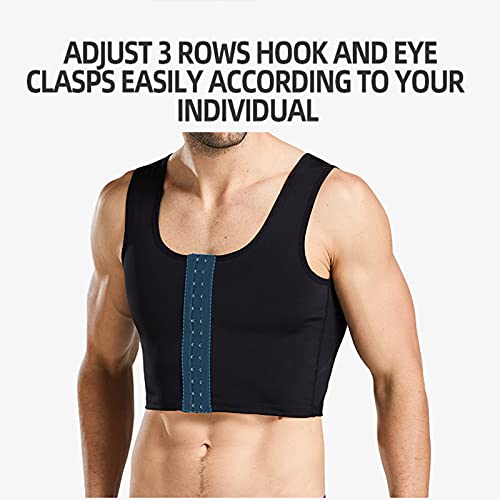 Men Slimming Body Shaper, Gynecomastia Compress Reposition Shaper - Perfect Shape Your Chest, Back Support Sleeveless Corset Vest