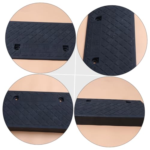 Rampa para bordillo Abaodam 50x27x9cm negra para motos y autos miniatura 7