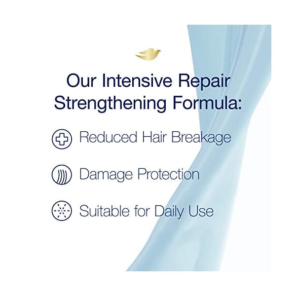 Dove Nutritive Solutions Strengthening Shampoo Intensive Repair 4 Count for Damaged Hair Dry Hair Shampoo Formula With Keratin Actives 20.4 oz