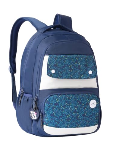 Image of Wildcraft Wiki 28 Backpack For Boys & Girls | 18 Inch- 28 Ltr and Two Compartments with Padded Shoulders, Bottle Holder, Key Chain | Best for Books,Stationery,Lunch Box & Essentials