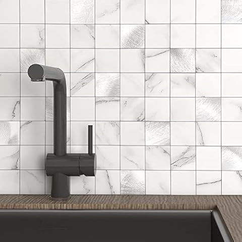 VAOVI Self-Adhesive Mosaic Splashback Tiles Cover