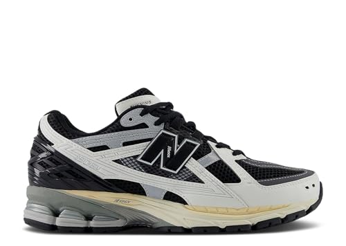 Image of Limited Edition New Balance Men's Black /Sea Salt /Magnet Mesh Low-Top Retro Running Sneaker