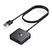ICZI Hub USB 3.0, Compatto e Ultrasottile 4 Porte Splitter Dati USB con Cavo Lungo 4 piedi Adatto per MacBook Pro, Mac Mini, iMac, Android TV box, Nintendo Wii, Notebook …