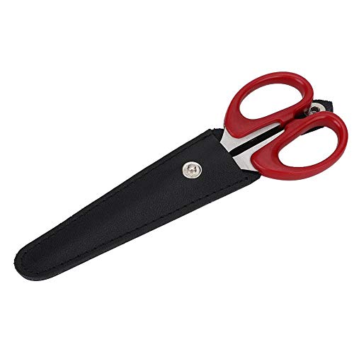 Salon Hair Scissor Bag, Scissors Safety Sheath Bag, Professional Pu Leather Scissors Bag Portable Scissors Storage Holder, Holster Organizer Hairdressers Tools(Black) #TOP1