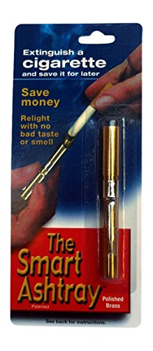Tube-It Smart Ashtray the Original Cigarette Saver/Snub/Case, Metal