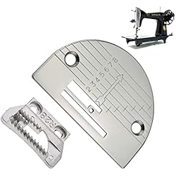 Máquina De Coser Sigma Modelo A Conjunto de Dientes de Arrastre y Placa de Agujas Compatible con Máquinas de Coser Antiguas (Tipo Negras) Singer, Alfa, Sigma y Más