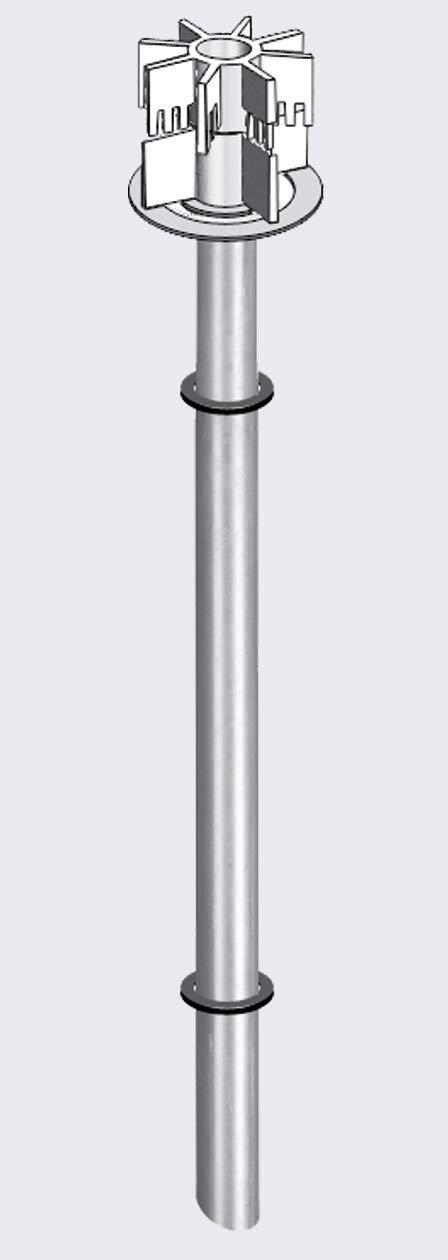 sera 8071 Zestaw wirnika z pionem do Flore CO2 Active Reactor 500