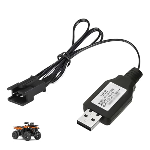 Câble Universel Connecteur SM-3P, Chargeur USB pour Voiture RC 7,4 V, Câble Chargeur Universel,...