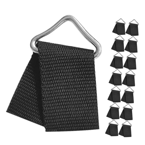 Anneaux triangulaires pour trampoline KOMBIUDA | Kit boucles tapis de saut et sangle