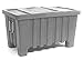 Myton - 4LMD2 - Bulk Container, Gray, 24 inH x 43 inL x 26 1/2 inW, 1EA